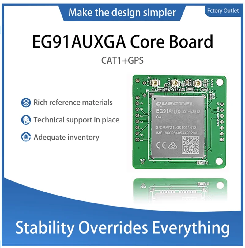 

EG91A-UX EG91AUXGA-128-SGNS CAT1 Module With Development Board