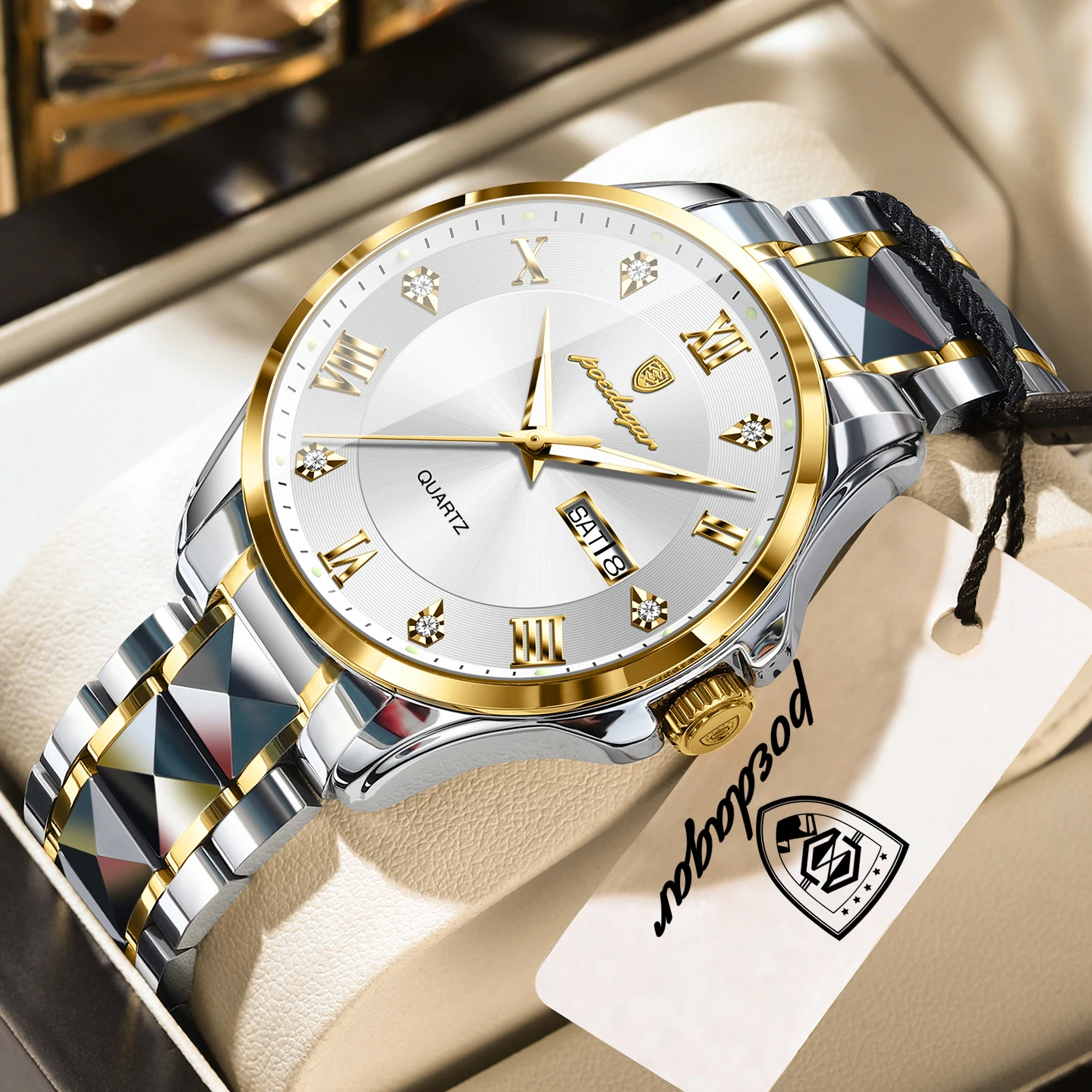 POEDAGAR Orologio da Polso Ori - Men'S Fashion Magazine recensione e prezzo