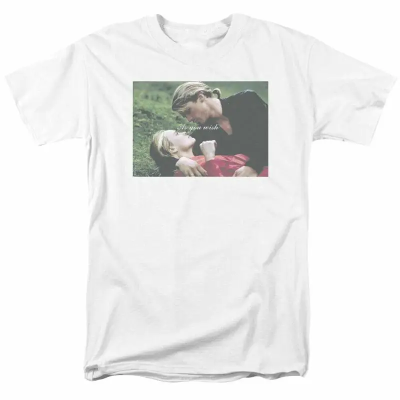 

The Princess Bride As You Wish T Shirt Mens Licensed 80s Movie Tee Westley White