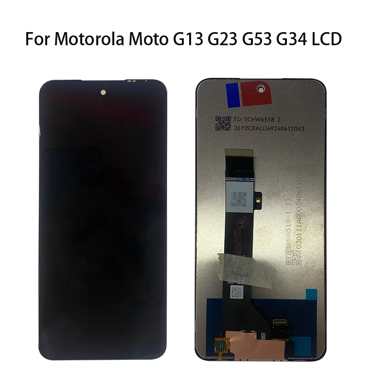 For Motorola Moto G13 G53 G34 LCD Display Touch Screen Digitizer Assembly For Moto G23 LCD Replacement Parts