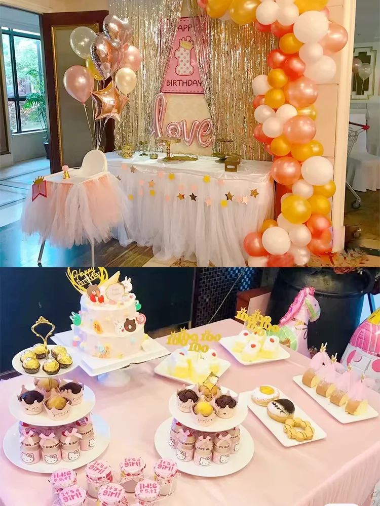 Tulle Starry Table Skirts Tutu Table Skirt for Wedding Birthday Party Tulle Table Skirt Decoration Tulle Table Skirt tablecloth