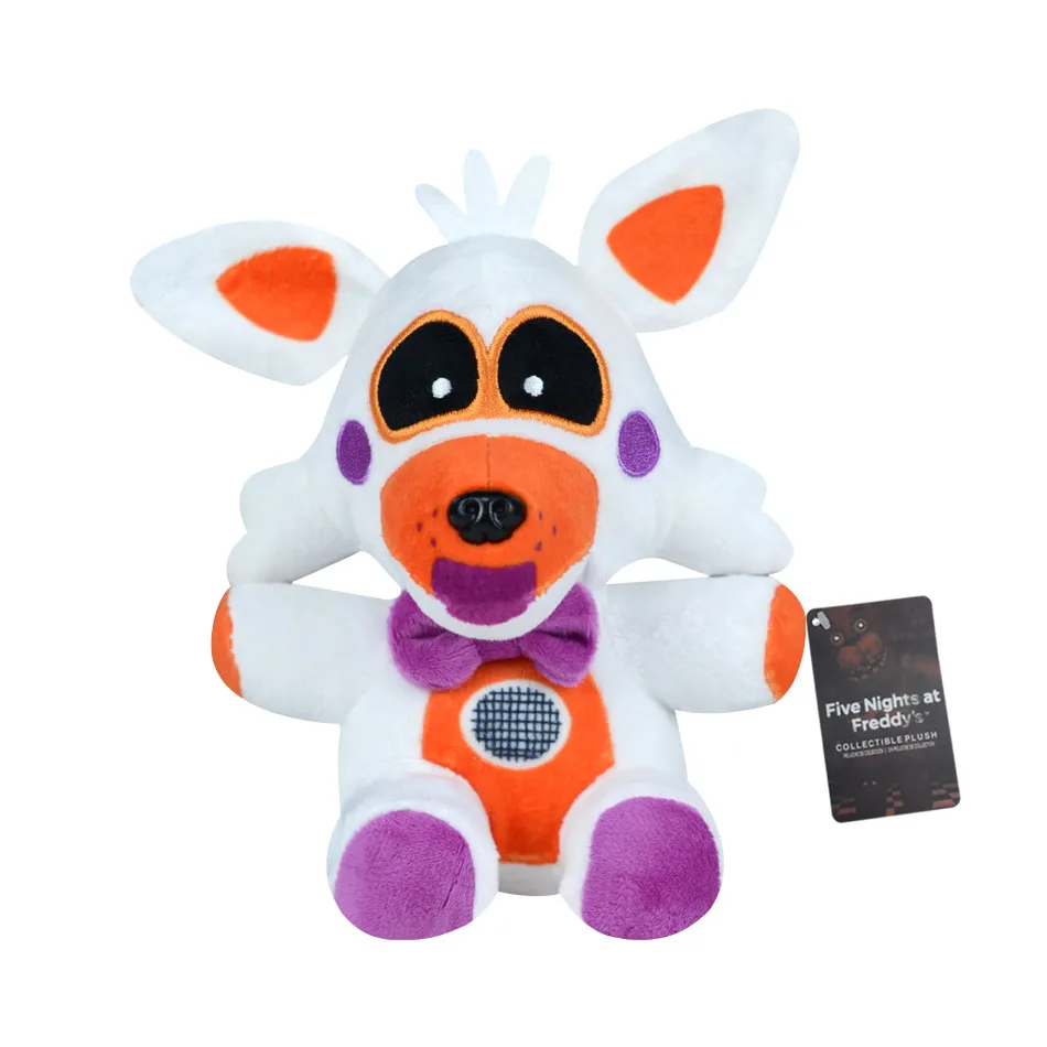 2026 Neue Fünf Nacht bei Freddy Fnaf Niedliche Plüschtiere Spielpuppe Bonnie Bär Foxy Cartoon Gefüllte Puppen Freddy Spielzeug für Kinder Gif
