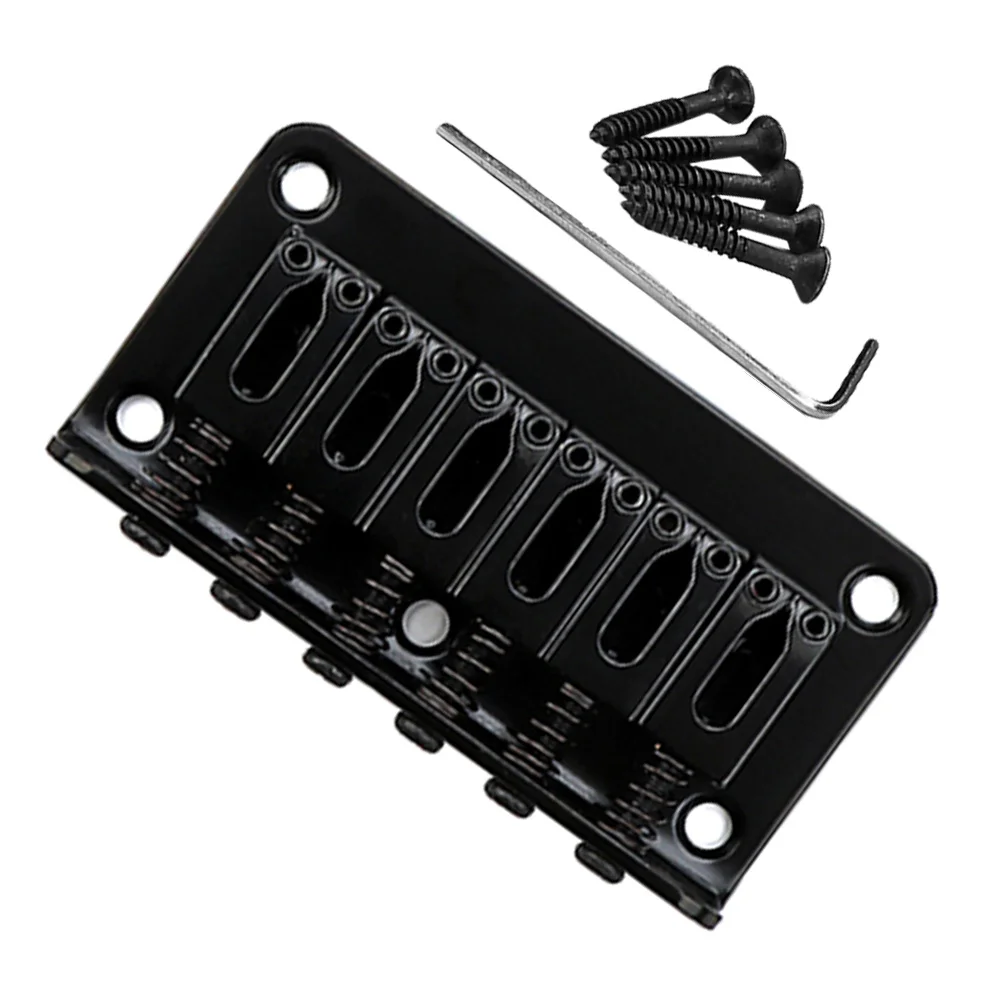 

1Set Professional Guitar Bridge Tailpiece Metal Saddle for Electric Guitars Durable Practical Easy to Use Electric Guitar Bridge