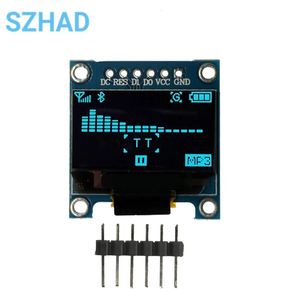 SSD136 0.96 Inch 6Pin 12864 SPI IIC I2C Digital OLED LCD Display Module Board For Arduino 51 SMT32 Drive Yellow Blue White