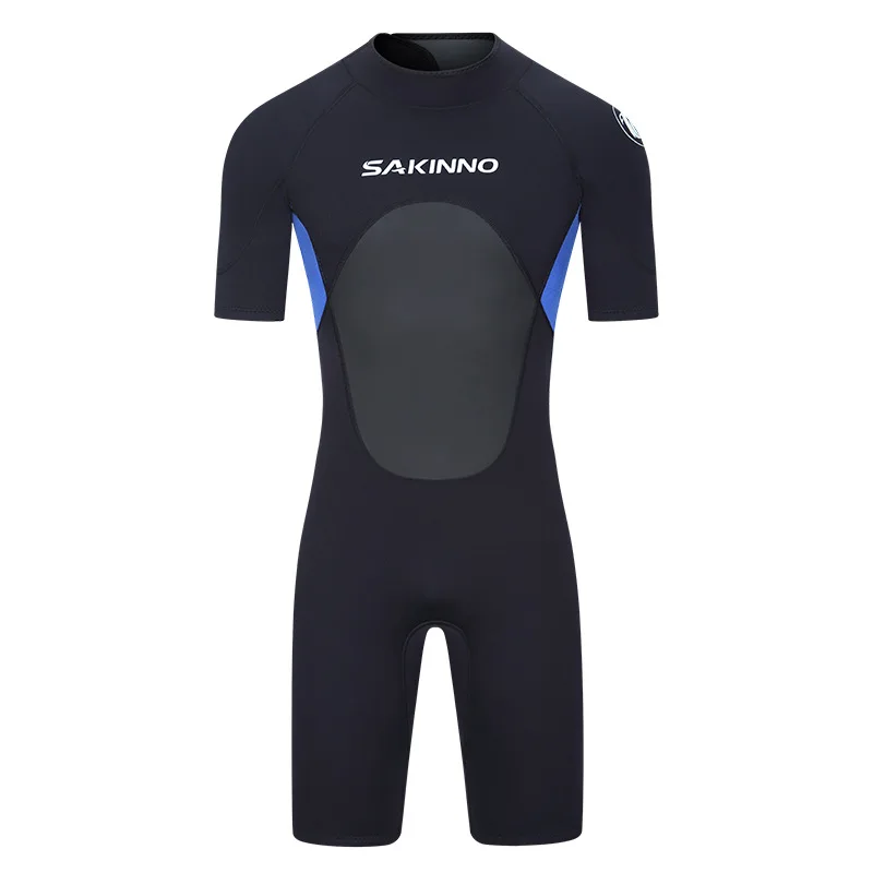 Wetsuits Adult/Youth 2/3mm Neoprene Full Suits Short Sleeve Surfing Swimming Diving Swimsuits Keep Warm Back Zip for Water Sport