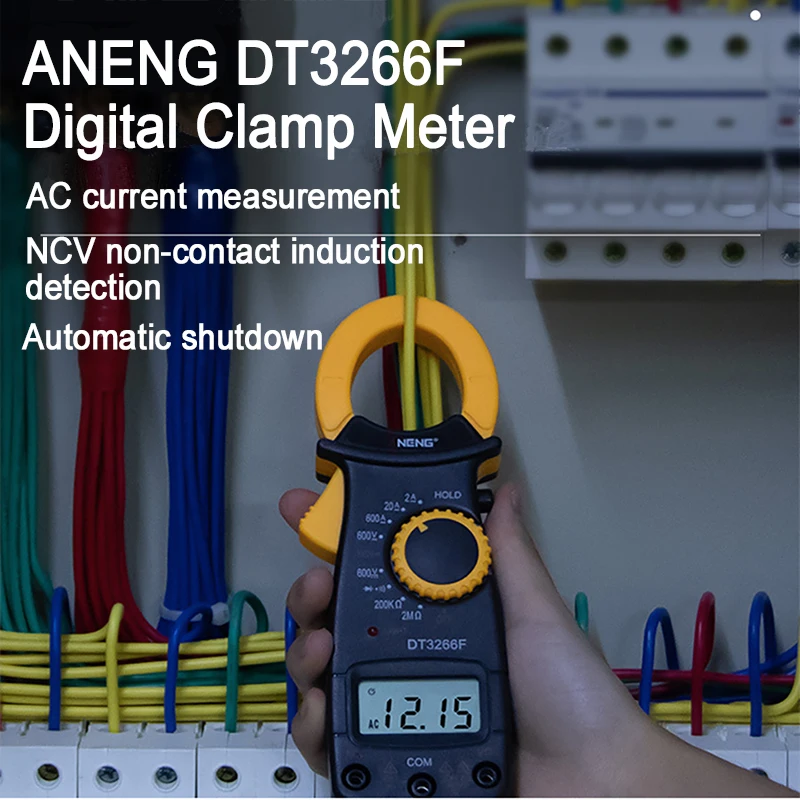 Digital Clamp Meter DT3266 Multimeter Clamp Voltmeter medidor de voltaje medidores de tensão multimetrodigital тестер мультиметр