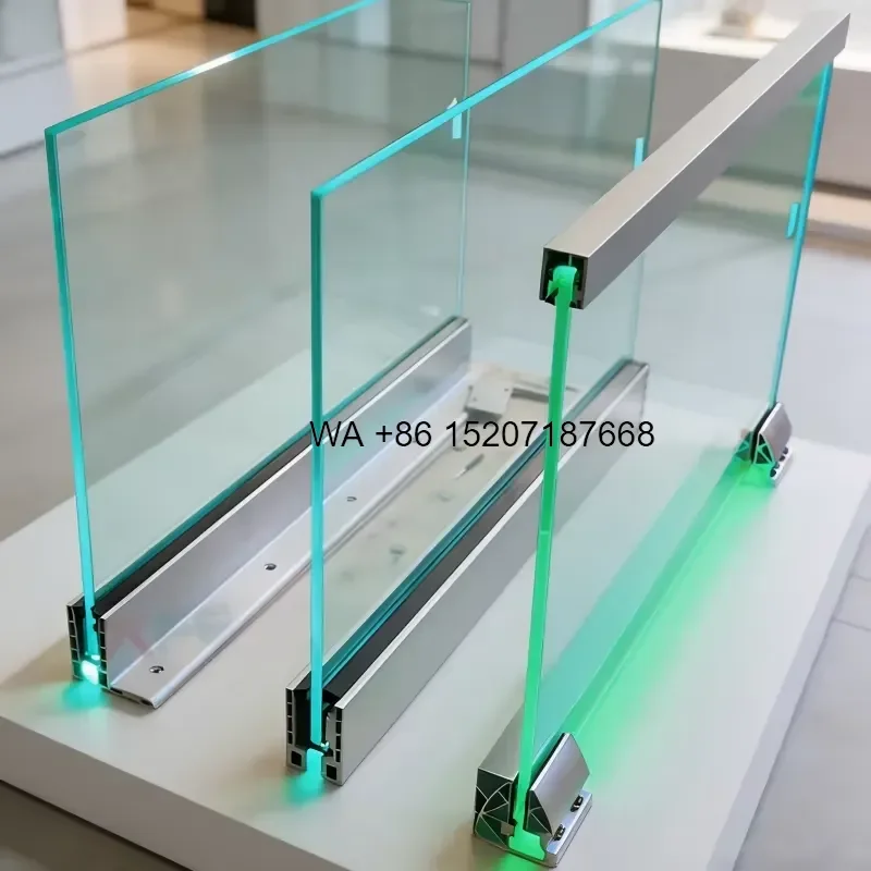Wmwmnu for BIPV Thin Film Double Glass Balcony Handrail Balustrade Outdoor Railing Base Clamp U Channel 320W 1200x1600mm