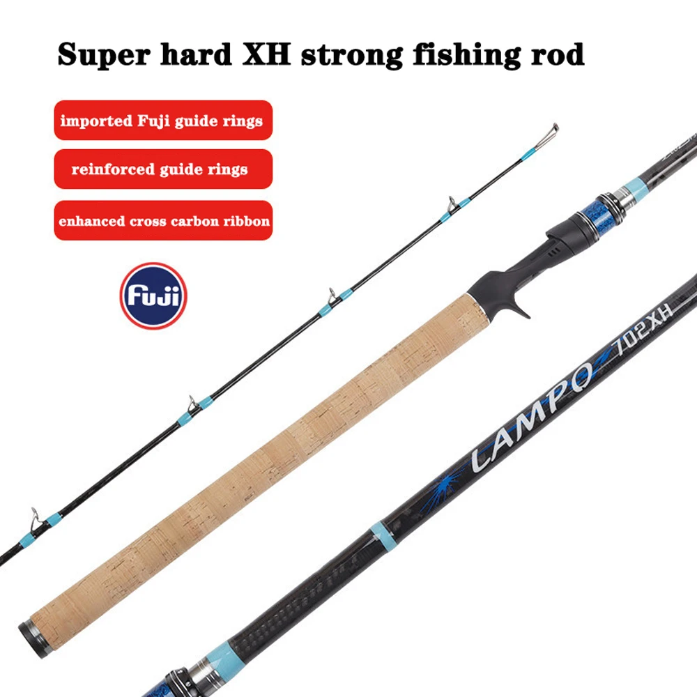 

Fuji Guide Rings Super Hard XH Strong Fishing Rod 2.13m 2.28m Saltwater Casting Rods Lure Weight 8-30g Lure Fishing Pole Rod