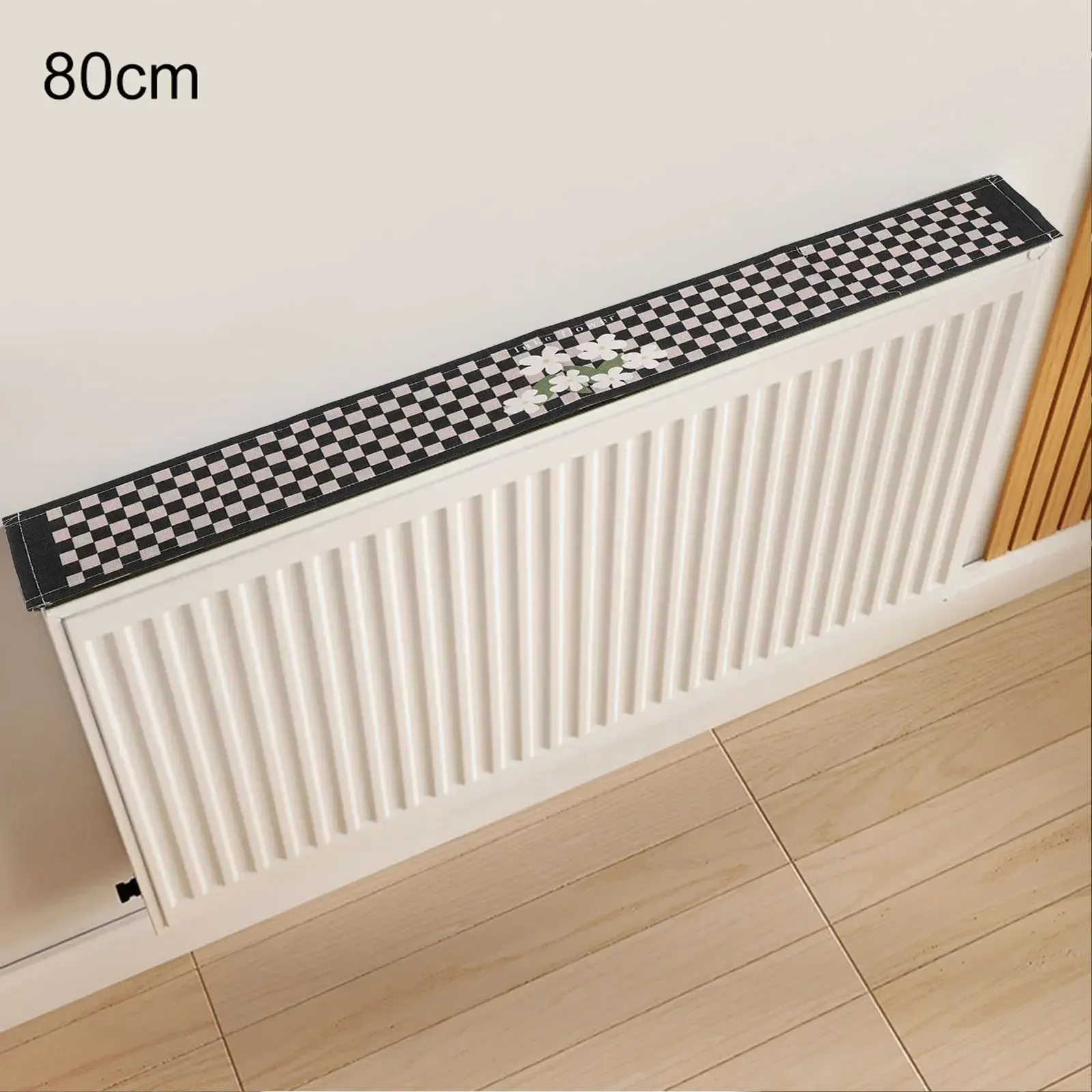 Effortlessly Maintain Cleanliness in Your Home with a Magnetically Attached Radiator Dust Cover in Elegant Design