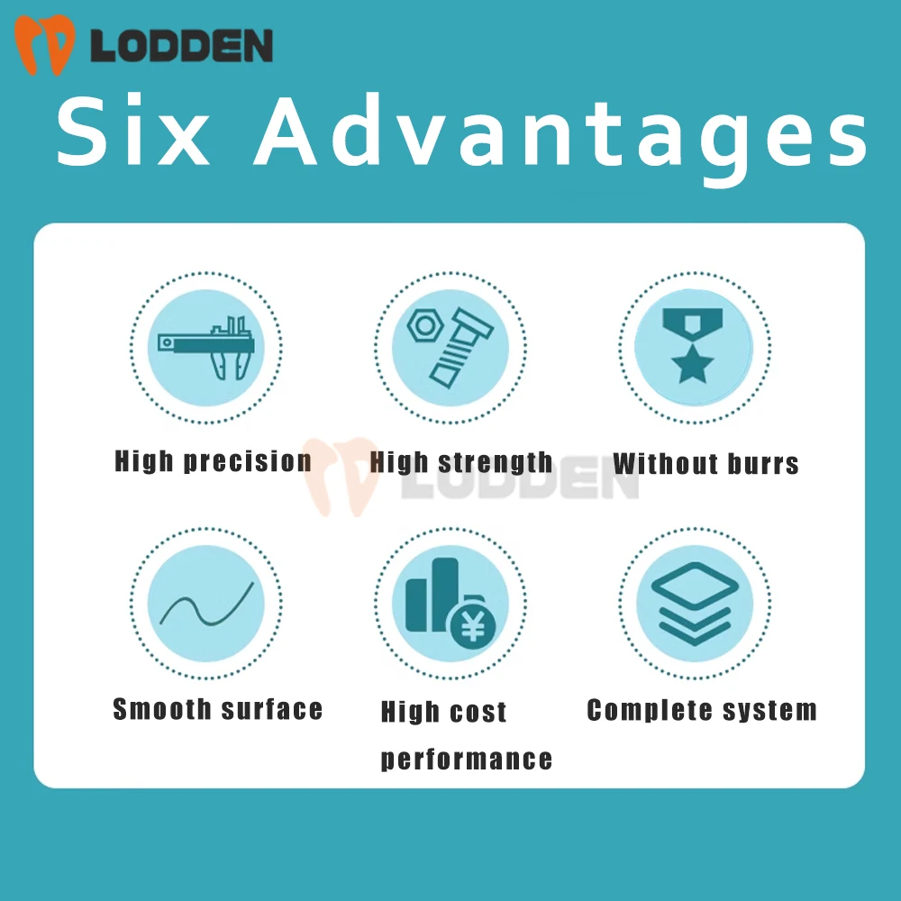 5 قطع من قاعدة الأسنان Ti السداسية لـ Osstem/Dentium/DIO/Megagen/NeoBiotech/Straumann/Nobel Biocar/Zimmer/Biomet3i مع مكتبة EXO 3 أشكال