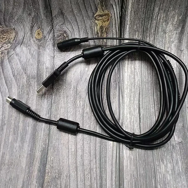 DT23 Power Cable, PTZ Pro Network Camera Cable for Logitech CC2900e CC3500e, 2in1 Data Cable Replacement
