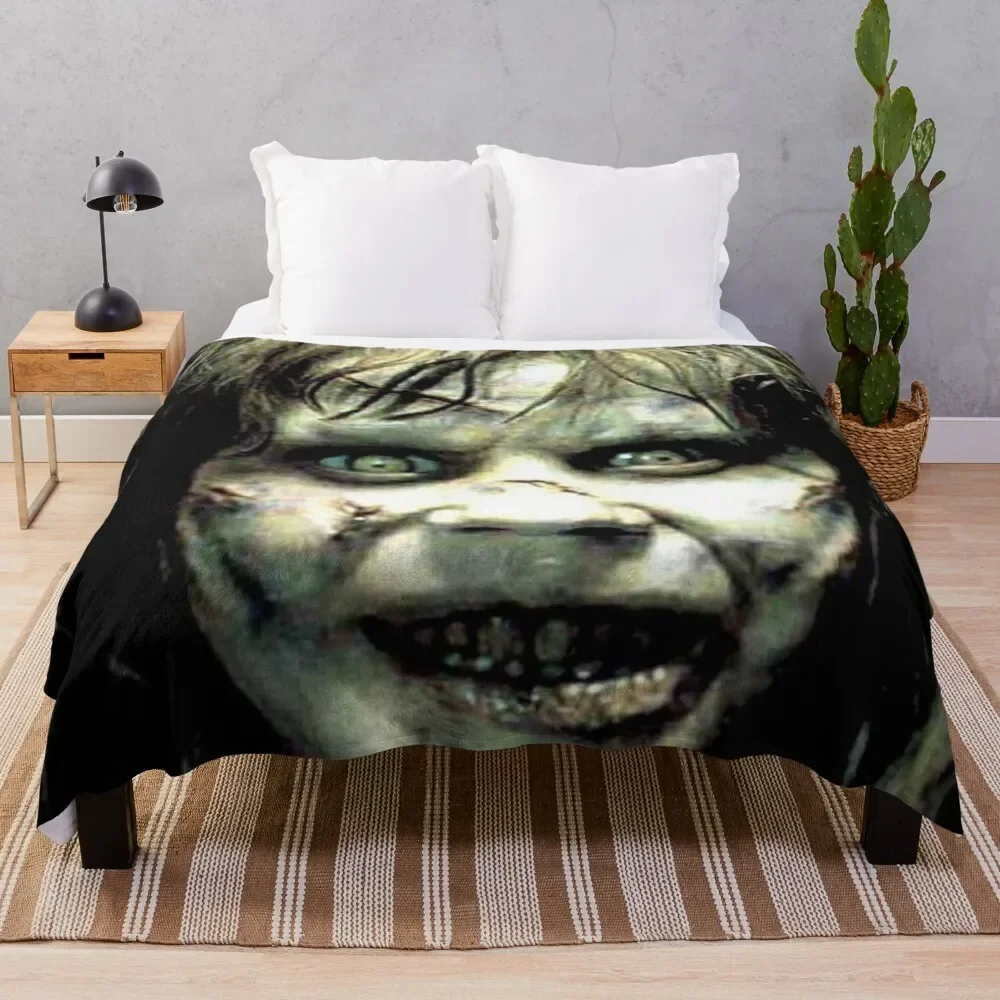 The Exorcist Horror Movie Throw Blanket for babies Flannels Softest For Baby Camping Blankets