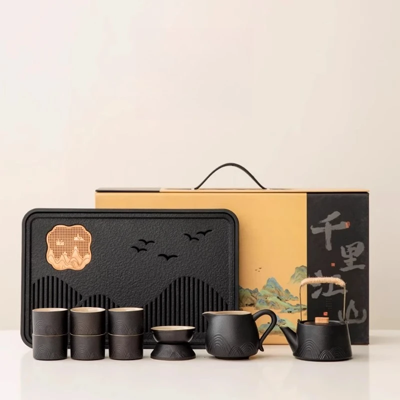 

Organizer Office Tea Tray Craft Luxury Dessert Serving Draina Tea Tray Square Handmade Bandeja Para Servir Cafe Home Accessories