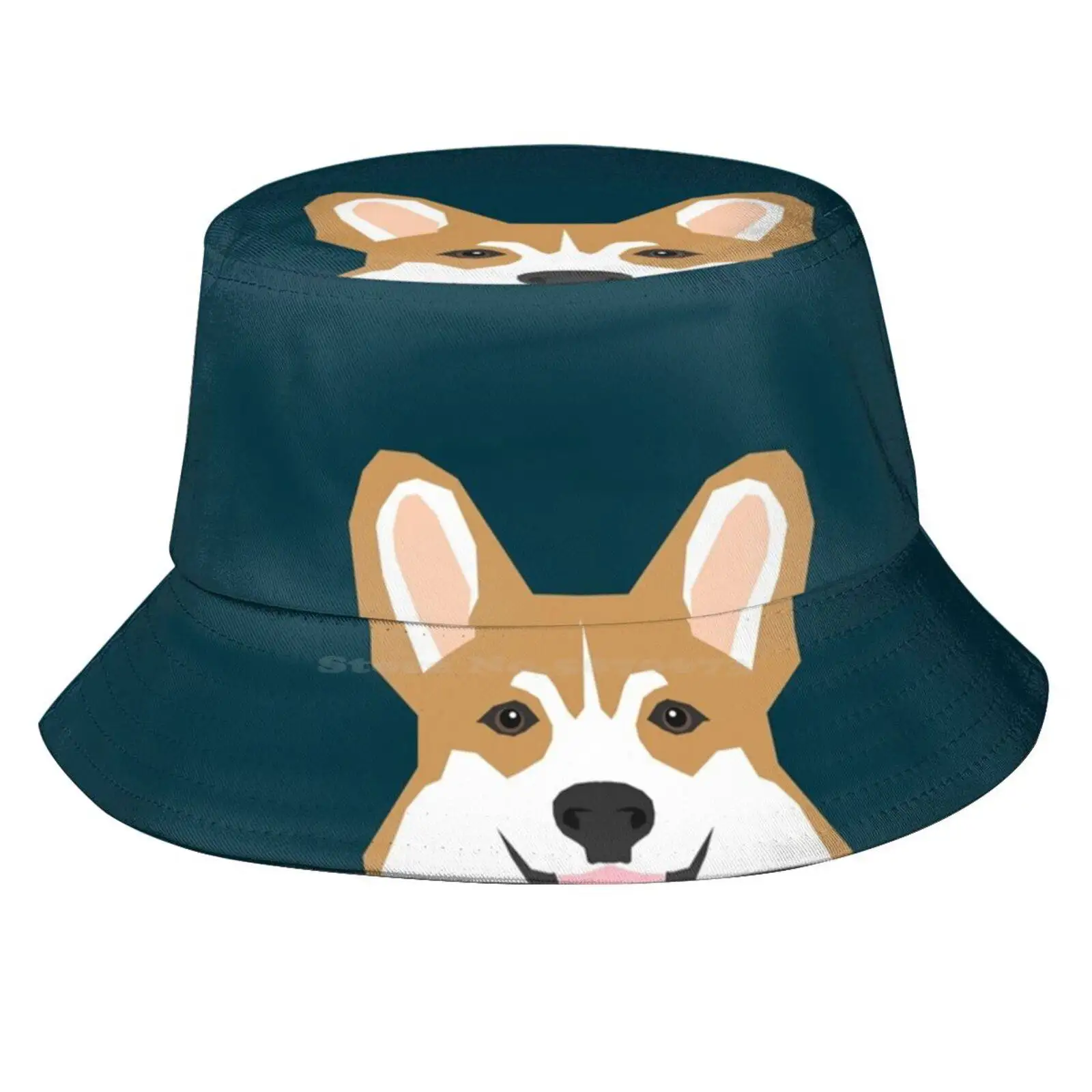 Teagan - Corgi Welsh Corgi Gift Phone Case Design For Pet Lovers And Dog People Sun Cap Fisherman Hat Bucket Hats Pet Friendly