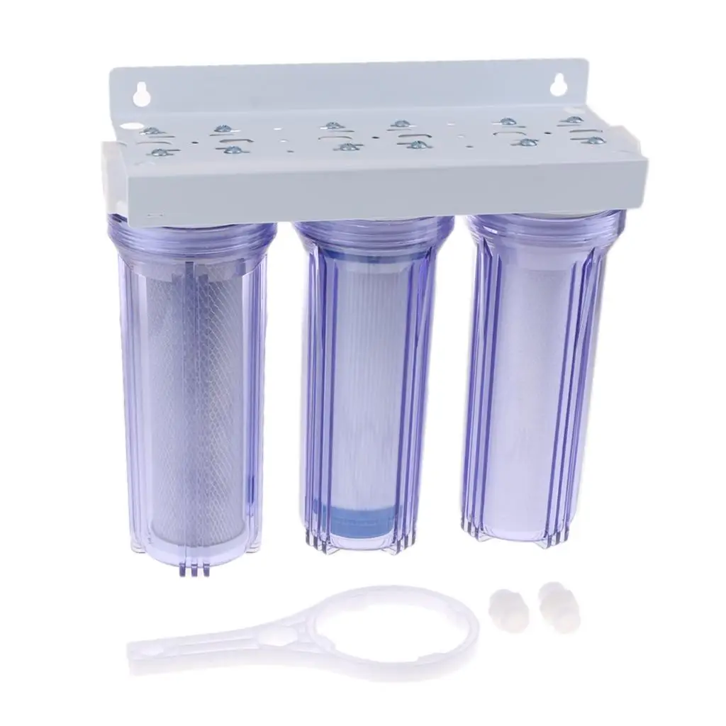 10 inch transparent bottle UDF pre-filter for Water Household Drinking Water Filter Replacement