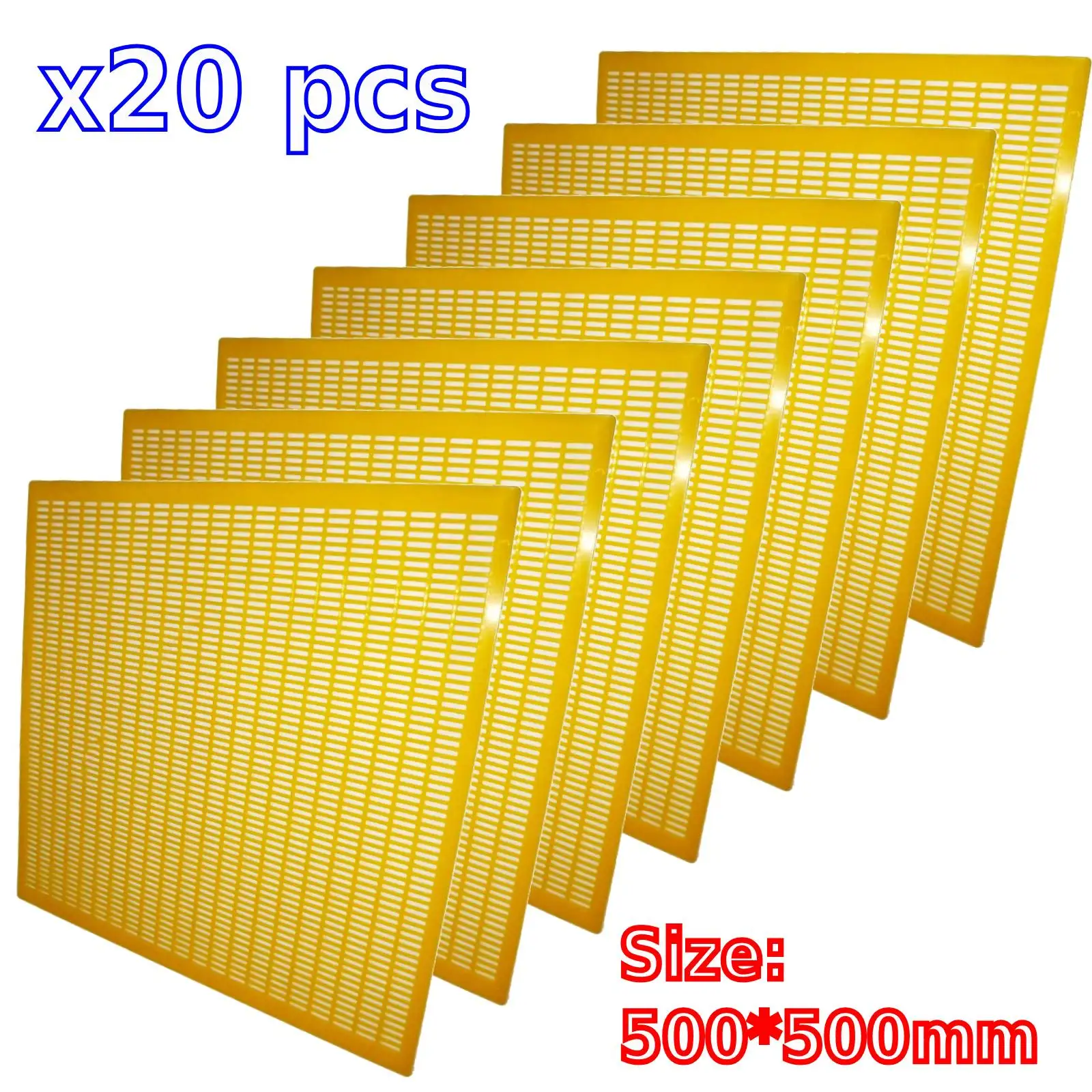 20 pcs Plastic Queen Excluder Size 500*500mm Queen Excluder Beekeeping Tool