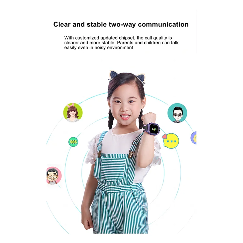 B30C-Kid Gift IP67 Waterdicht Smart Horloge 4G Sim-kaart Oproep Camera GPS Locatie SOS Antil-verloren Voor Ios Android Kids