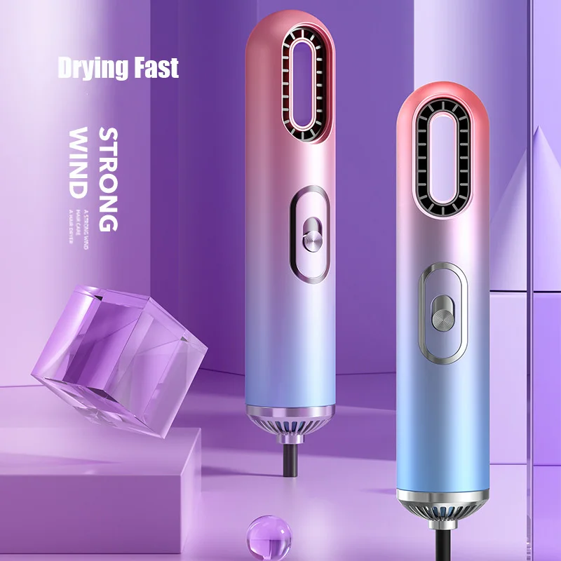 Multifunction 3in1 Hair Dryer Bladeless Fan Hot Cool Air Wind Negative Blue Light Powerful Electric Mini Travel Hair Blower With