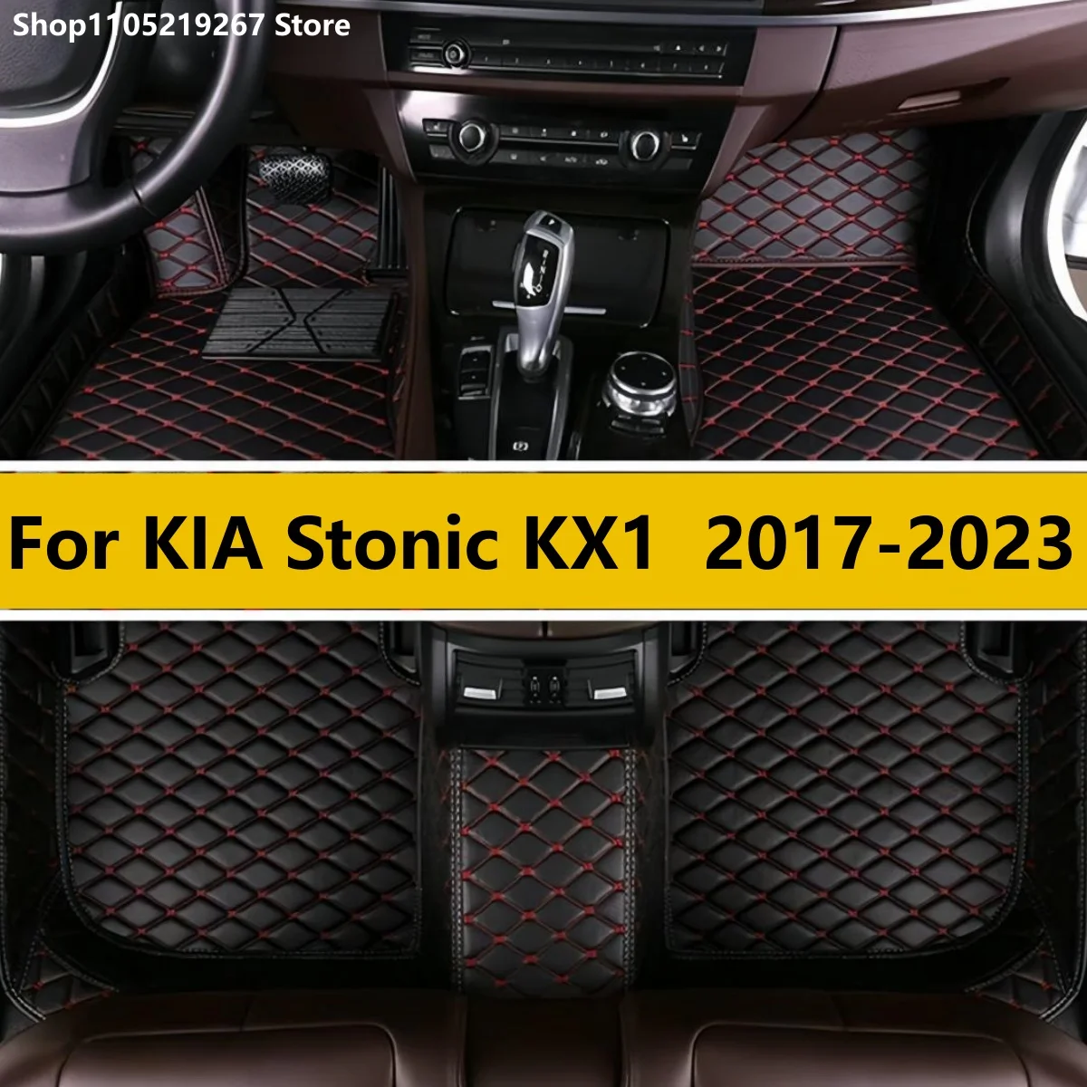 

Custom Car Floor Mat For KIA Stonic 2017 2018 2019 2020 2021 2022 2023 KX1 Foot Pad Auto Interior Accessories