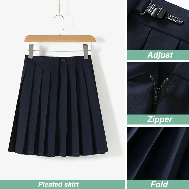 Pleated Japanese Suit Sexy Uniforms Student Sailor Cosplay Uniform Girl School College Seifuku Graduation Korean