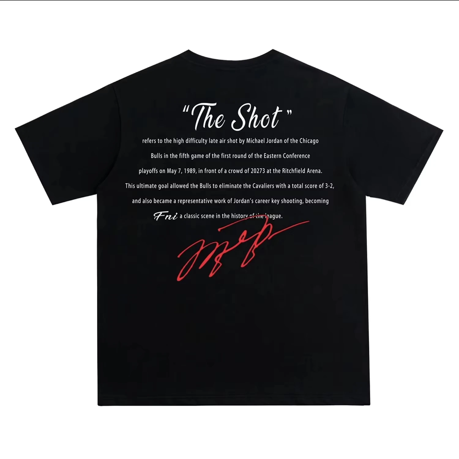 2025年【XNF公式ストア】260グラムの厚手コットン！ Michael The Shot Sports レトロ Tシャツ メンズ レディース 半袖 トップス