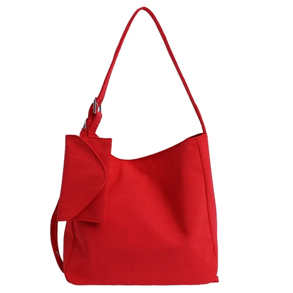 

Korean Solid Color Square Tote Bag Versatile Stylish Canvas Shoulder Bag Leisure Large Capacity Women's Handbags Girls