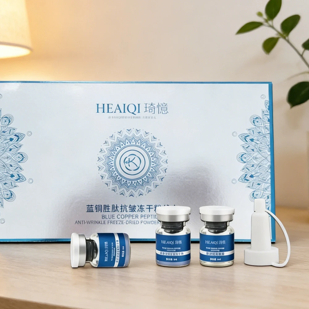 

GHK-Cu Blue Copper Peptide Freeze-Dried Powder Essence: Глубокое увлажнение, укрепление, восстановление эластичности кожи, омоложение.