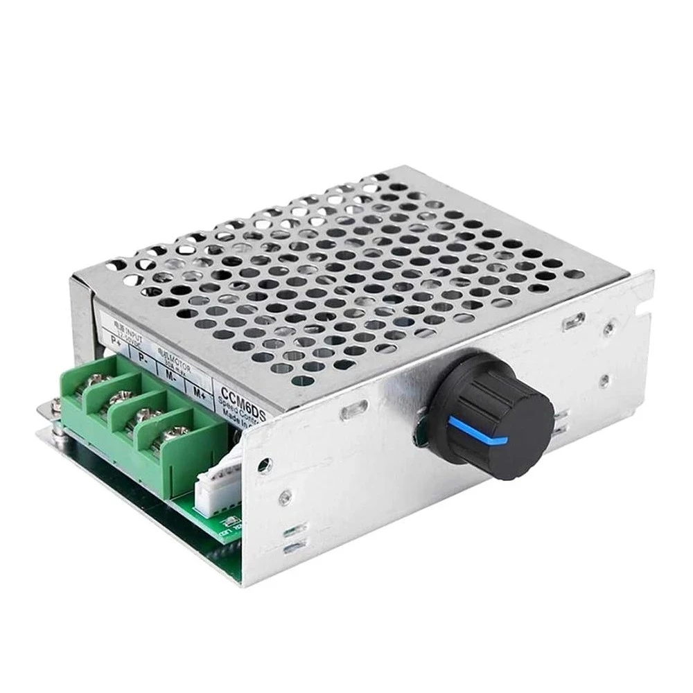 

‌CCM6DS 1500W PWM Motor Speed Controller 12V-50V 30A - Heavy Duty DC Regulator for 12V/24V/48V Electric