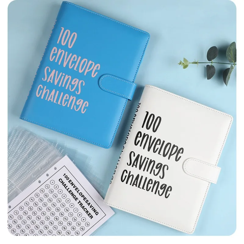 100 Envelopes Money Saving Challenge Binder A5 Savings Binder Budget with Cash Envelopes for Planning and Saving $5050