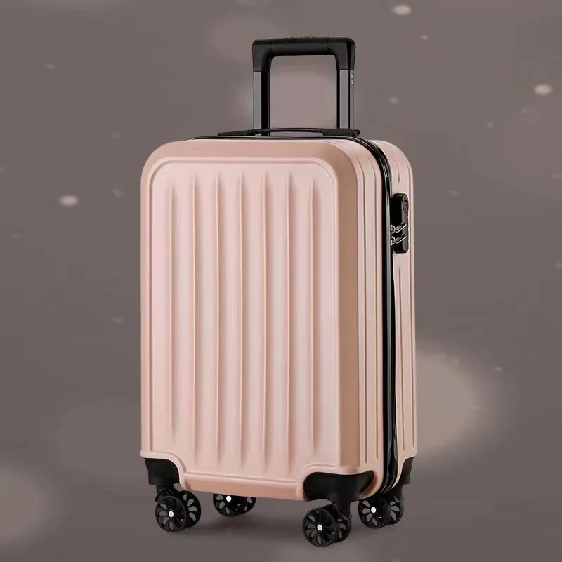 (176) Customized New 20-inch Universal Wheel Trolley Case Password Lock Zipper Suitcase