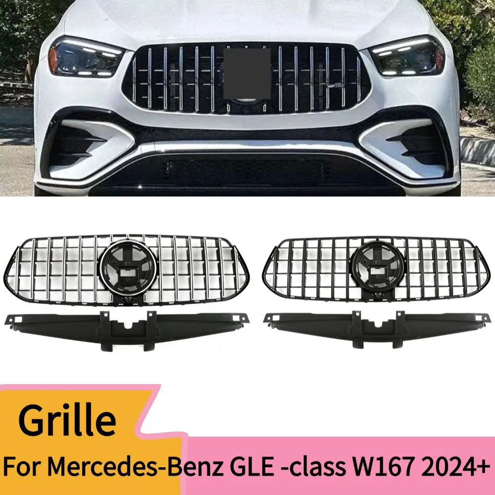Image of Für Mercedes-Benz W167 2024+ Modifizierter GLE300 GLE350 GLE400 GLE450d Sport Edition Kühlergrill Ersatz