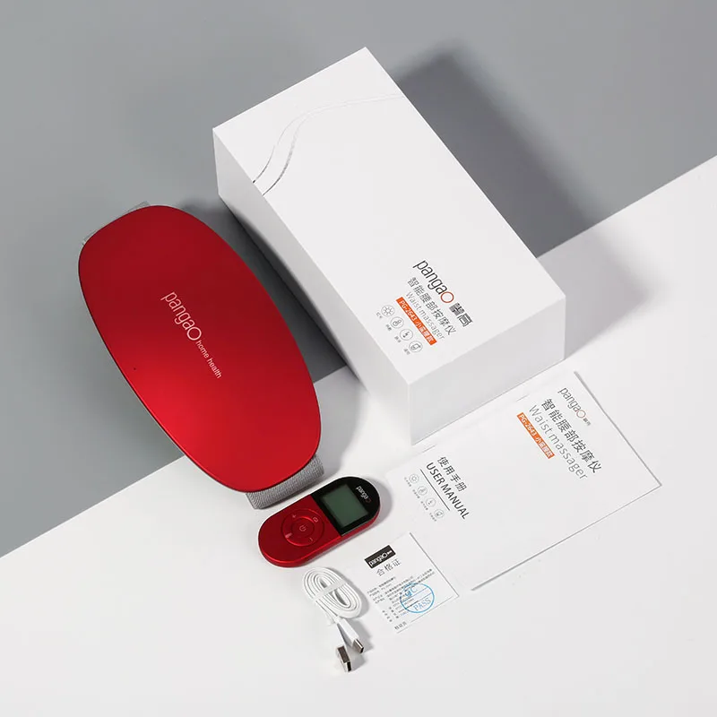 المكتبة الذكية الاهتزاز الجسم البطن التخسيس قطني العمود الفقري آلة تدليك نبض مدلك مع حزام الخصر #6