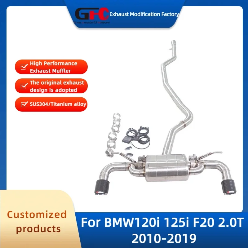 

Catback Valvetronic Exhaust Pipe for BMW120i 125i F20 2.0T 2010-2019 High-Performance 304 Stainless Steel Exhaust Muffler System