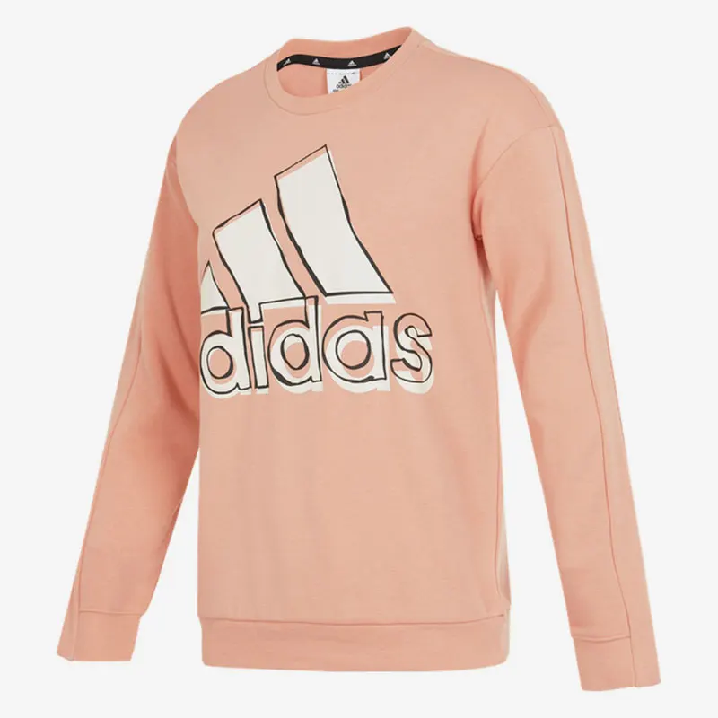 

Adidas Genuine Autumn Women's Loose Casual Breathable Round Neck Pullover HB5104