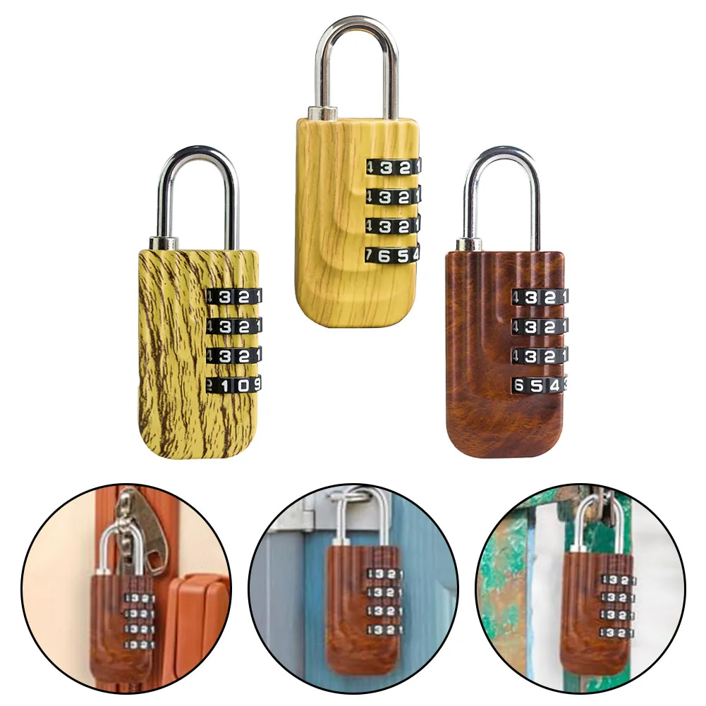 4 Digit Resettable Combination Locker Lock Gym Padlock Mini Padlock Locker Lock Features A 4-digit Code 4 Digit Resettable