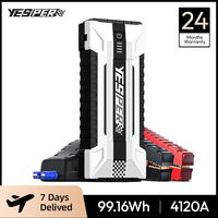 YESPER 4120A Car Jump Starter 26800mAh Power Bank Car Booster Auto Emergency Booster Starting Device Jump Start