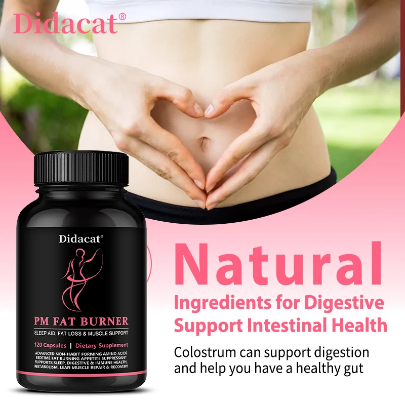 موقد الدهون، يدعم العضلات، صحة الجهاز الهضمي، فقدان الوزن الصحي، قمع الشهية، مكمل غذائي للمساعدة في النوم