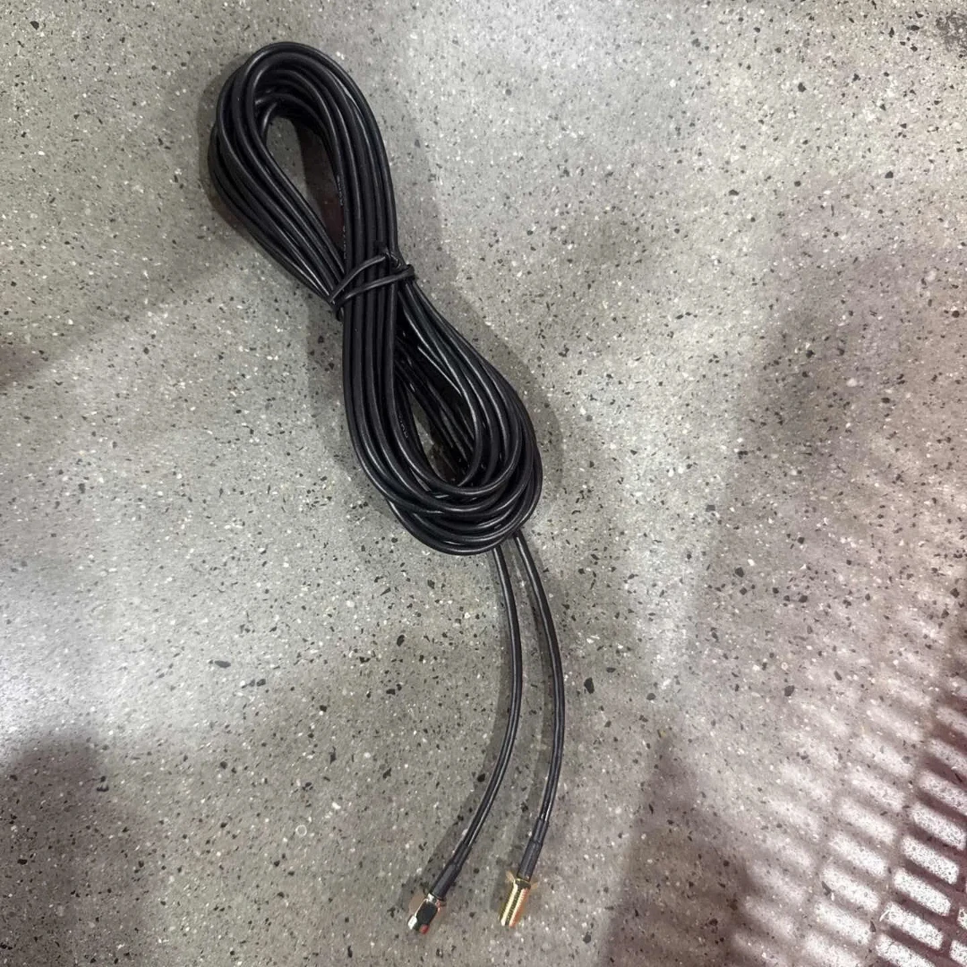 New 1 Piece 5m RF Extend Cable Converter Cord Copper Feeder Wire SMA To SMA Connector RG174 Router Antenna Extention Cable