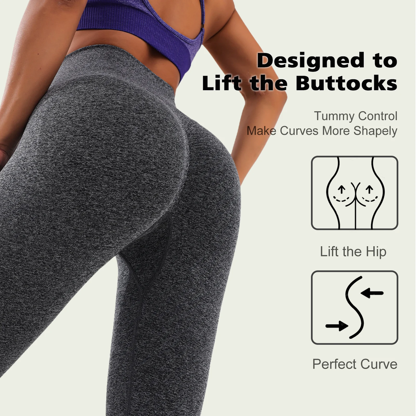 Women Yoga Legging High Waist Elastic Workout Yoga Legging Lifting Buttocks Gym Wear Gym Leggings Leisure