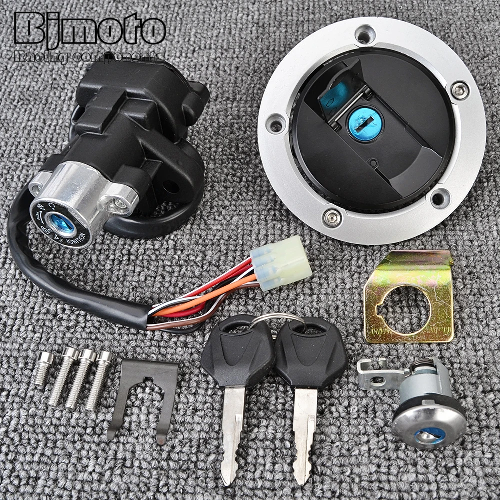 Fuel Gas Cap Ignition Switch Seat Lock Key For Suzuki GSXR600 GSXR750 GSXR600X GSXR750X 20th Anniversary GSX1250F Bandit 1250