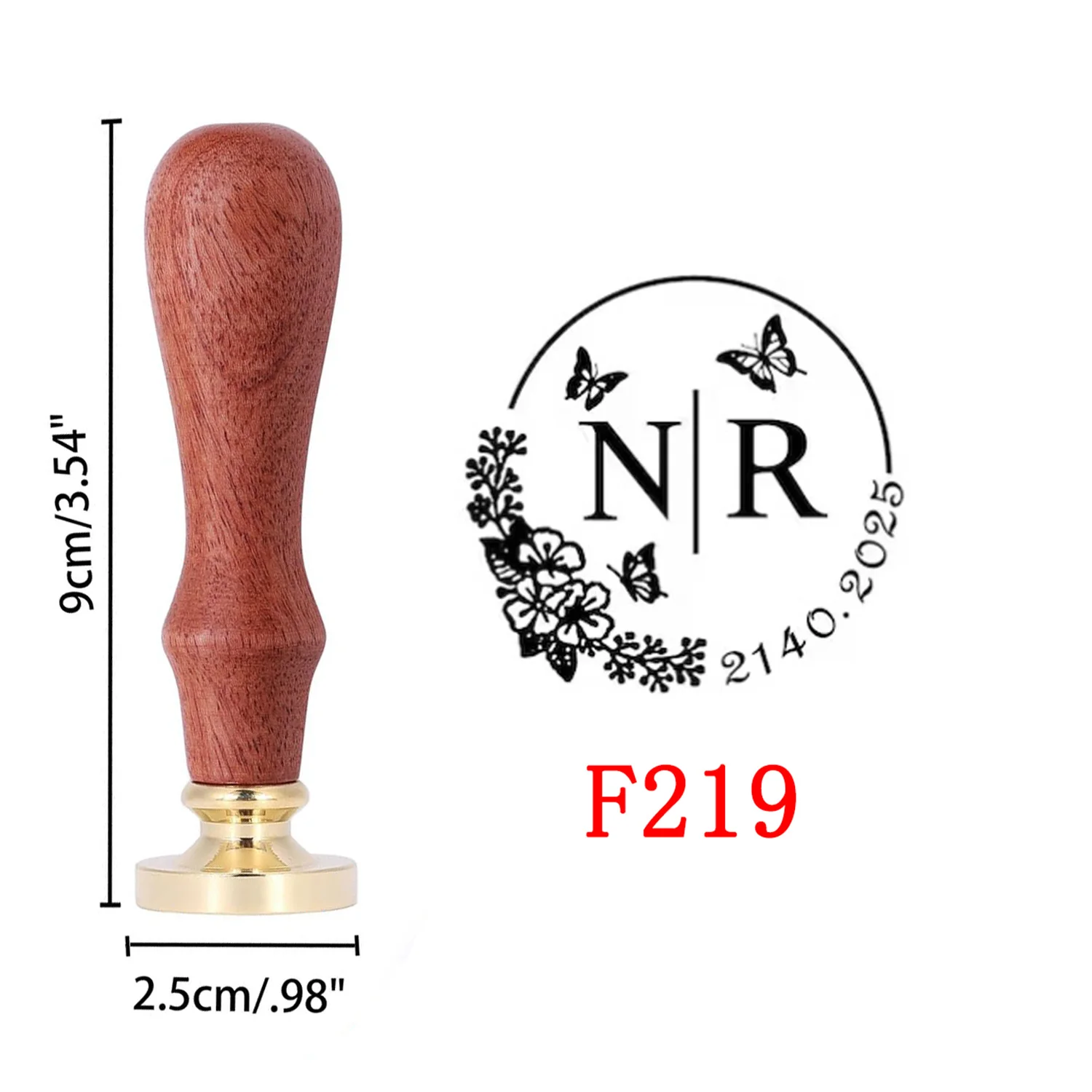Aangepaste lakzegel stempel en houten handvat set, voor huwelijksuitnodiging, meerdere ontwerpen, gepersonaliseerde logo wasstempel, eerste was