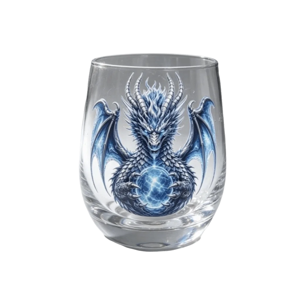 Enchanting 2D Print Halloween Glass Dragon Witch Halloween Art Cup Dark Style Pumpkin Coffee Mug Halloween Party