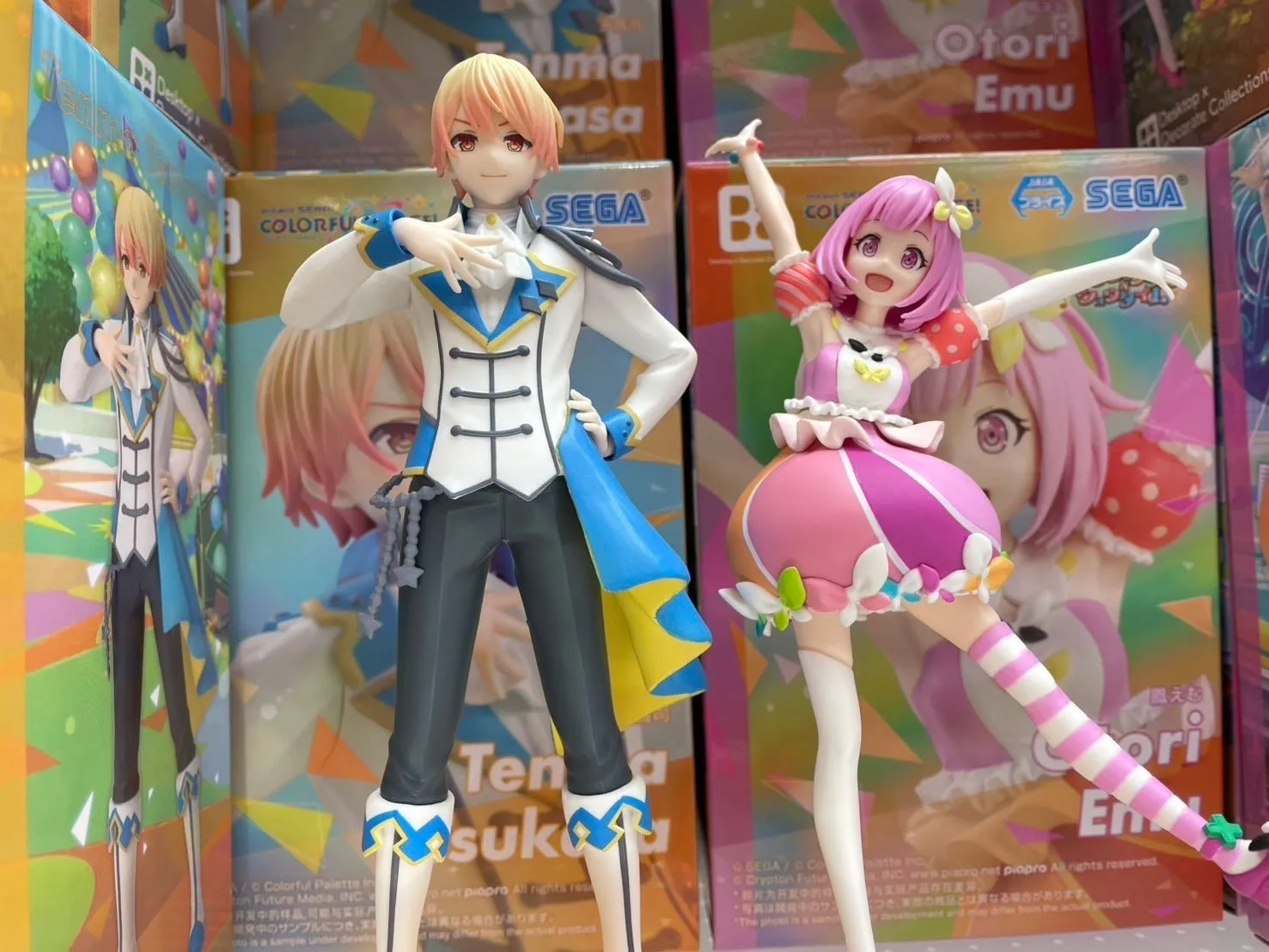 Original SEGA Colorful Stage! feat Hatsune Miku Tenma Tsukasa Kusanagi Nene Kamishiro Rui Otori Emu Action Figure ToysPVC Doll