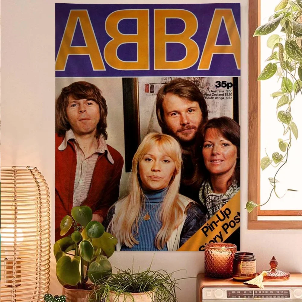 Classic Abba Band DIY Wall Tapestry for Living Room Home Dorm Decor Wall Art Decor