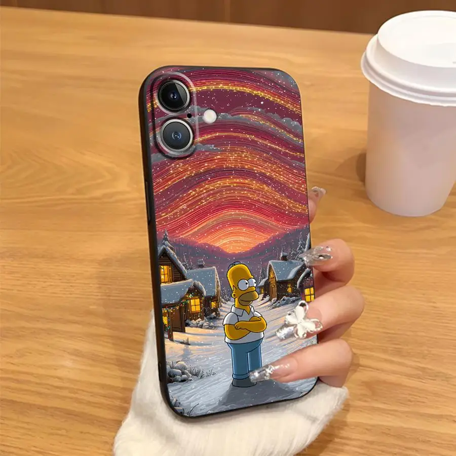 Homers Marge S-Simpsons Case for Apple iPhone 17 18 Pro Max 11 15 Plus 14 7 8 Air 16 13 Mini 17e 16e 18 XS XR 12 Phone Cover view 6