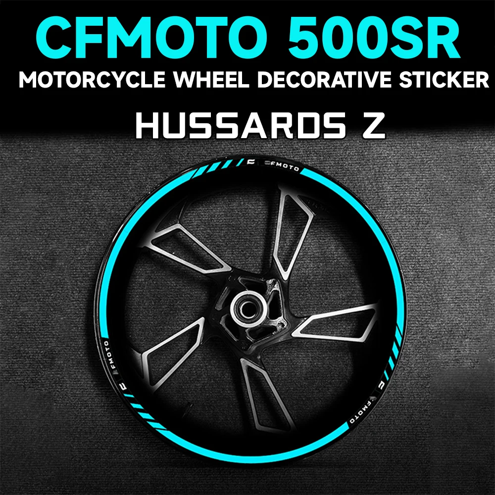 

Motorcyle Waterproof Wheel Stickers Rim Stripes Hub Decal Tape Accessorise For CFMOTO 500SR 500 SR CF Moto SR 500 SR500