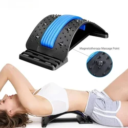 Back Stretcher Magnetotherapy Massage Tools Stretch Fitness Lumbar Support Relaxation Spine Pain Relief