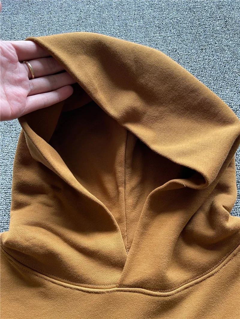 Oversize Kanye West Tour Hoodie Men Women Fleece Season 6 Hoodie Heavy Fabric Hooded Ye Sweatshirts Collar Tag Pocket Pullovers