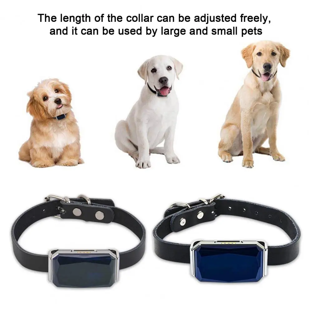 Pet Tracker Vibration Alarm Remote Control Information Push Light Indicator Cats Dog Tracker Collar Smart Waterproof Pet Locator