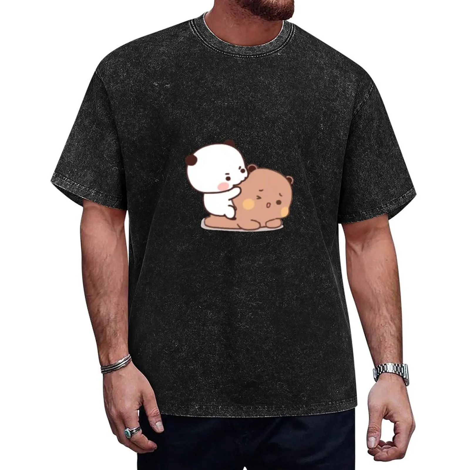 

Bubu biting Dudu! T-Shirt rapper graphic tees croswit shirt man clothing for men